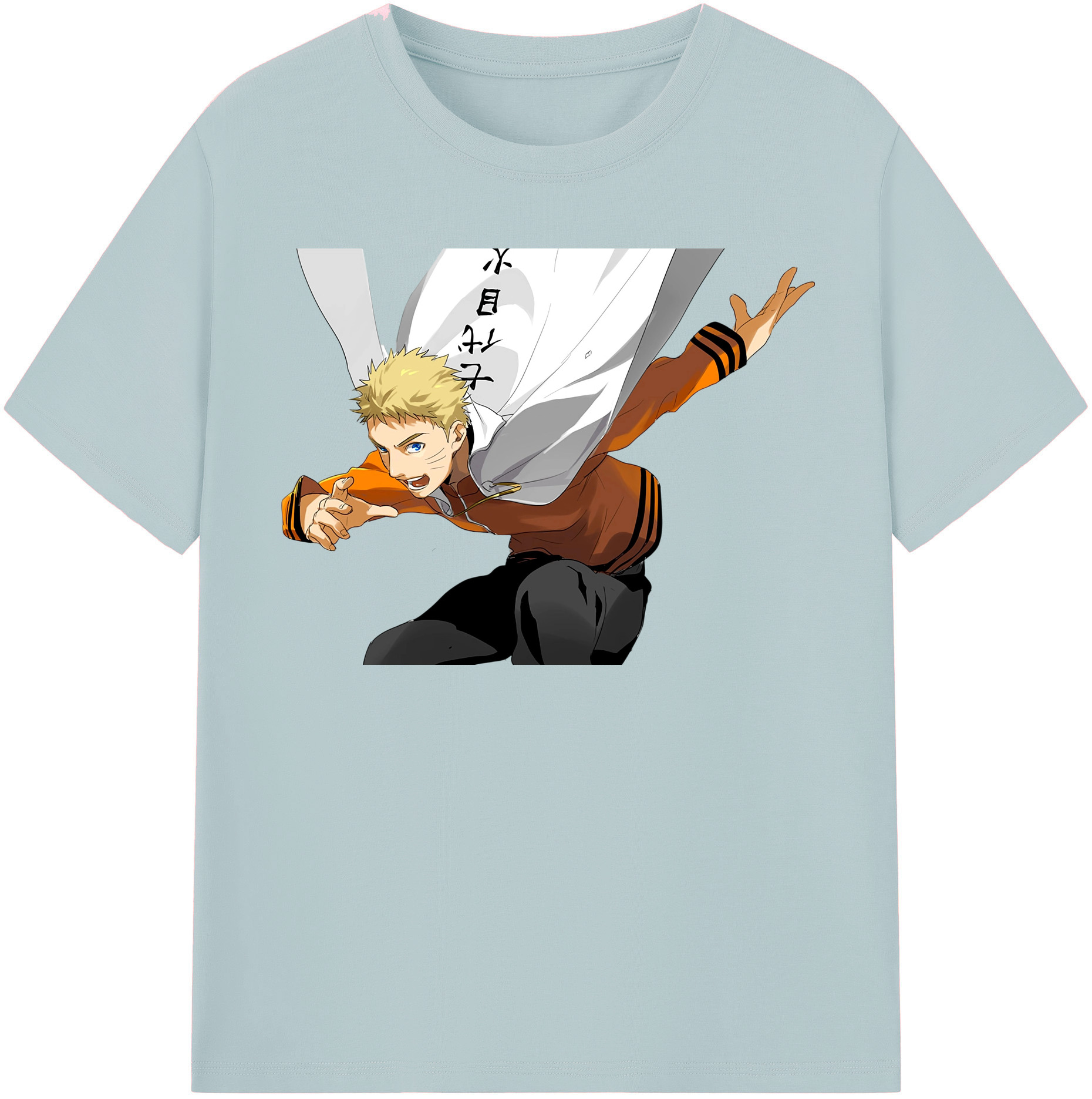 （画像用） NARUTO -ナルト- うずまき ナルト Uzumaki Naruto 綿100％半袖Tシャツ（フロントプリント）